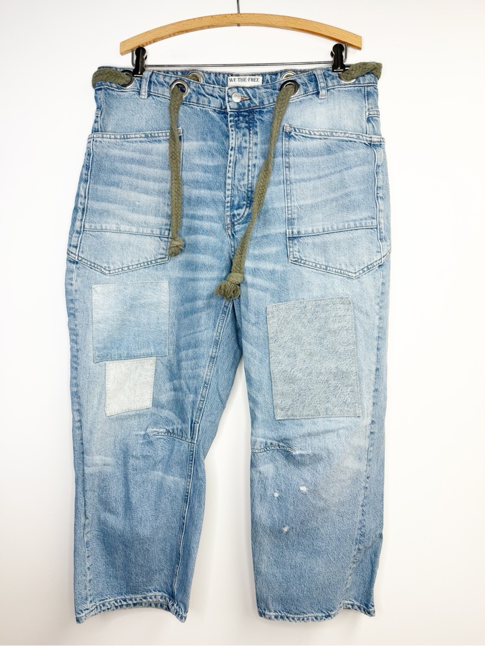 Free People We The Free Moxie Pull-On Barrel Jeans Size 30 - Picture 3 of 9